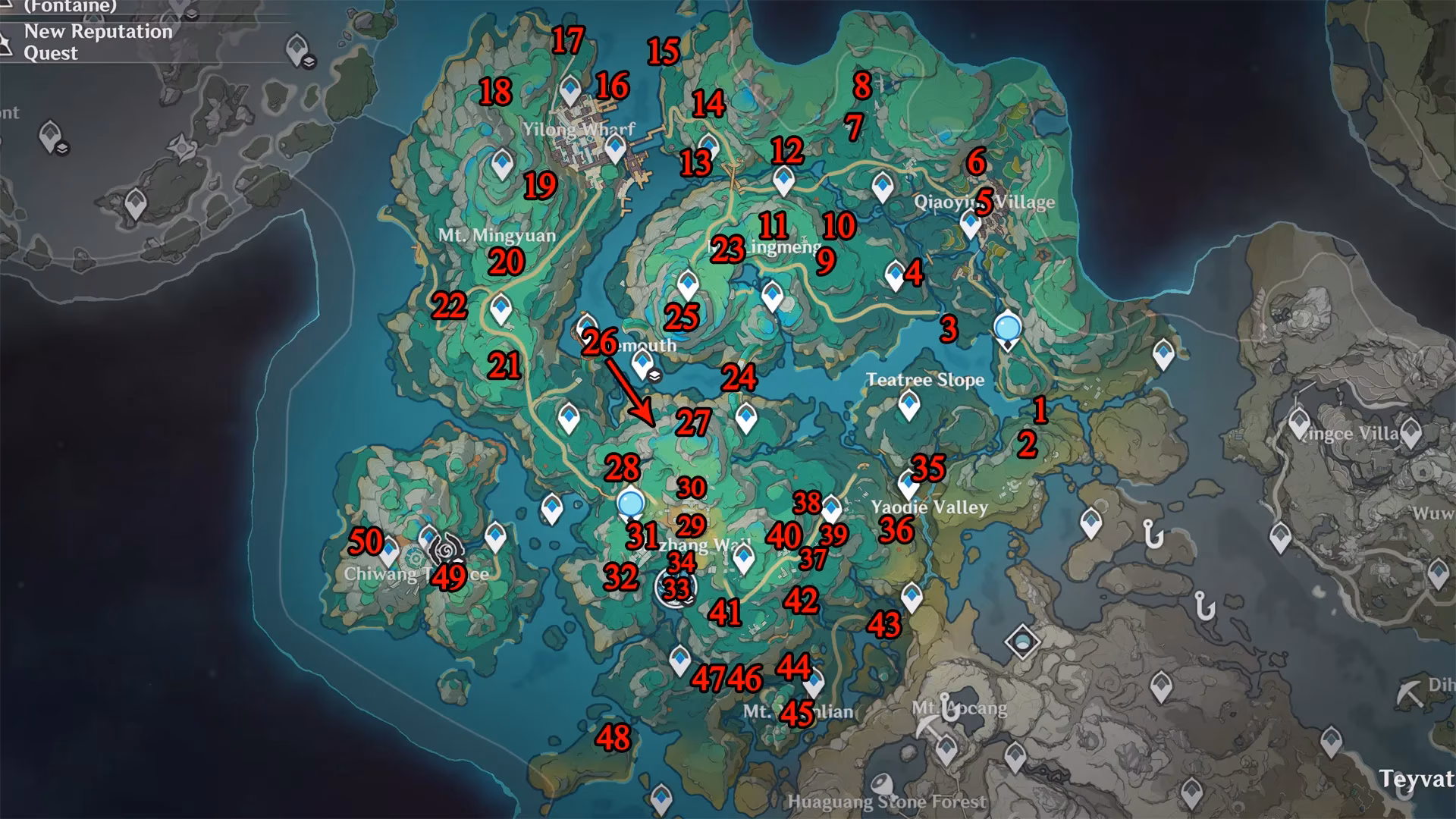how-to-find-all-50-spirit-carps-in-genshin-impact-s-chenyu-region-image-1